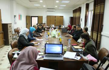 غرفة تجارة وصناعة محافظة غزة تعقد مجموعة بؤرية مع شركات القطاع الخاص