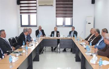 وزير الاقتصاد يلتقي اتحاد جمعيات رجال الاعمال الفلسطينيين